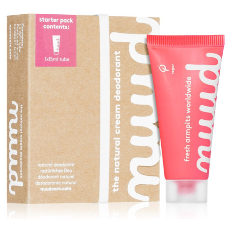 NUUD Starter Pack Red krémový dezodorant natural