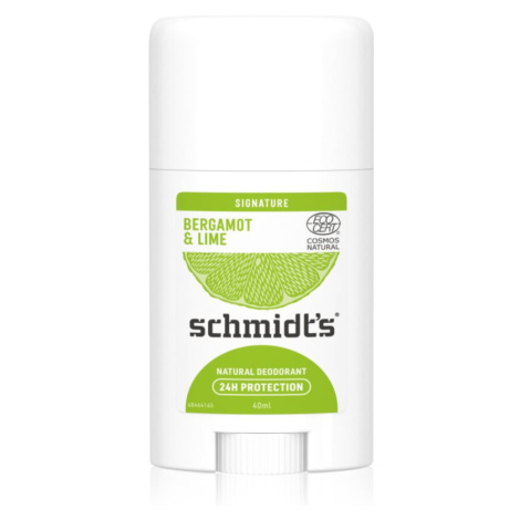 Schmidt's Bergamot + Lime tuhý dezodorant
