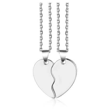 OLIVIE Strieborné náhrdelníky PRE DVOCH 7996