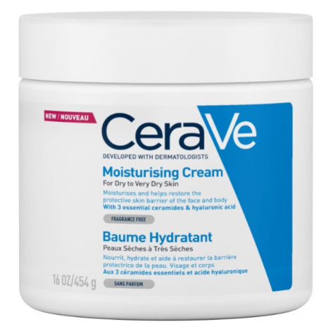 CeraVe Moisturizers hydratačný krém na tvár a telo pre suchú až veľmi suchú pokožku