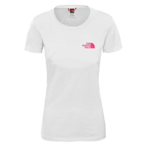 The North Face W Bf Red Box Tee Dámske - Tričká The North Face - Biela - NF0A4M5QP81-XS - Size: