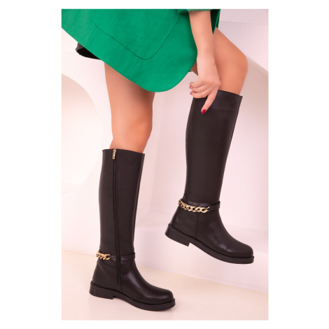 Soho Black Women's Boots 17521