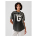 GAP Oversize striped Athletic T-shirt - Women's