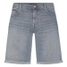 Tommy Hilfiger Krátke nohavice - MIAMI SHORT 5PKT PINE GREY sivé