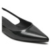 Calvin Klein Sandále Flat Slingback Pump Saff HW0HW02135 Čierna