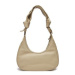 Tommy Hilfiger Kabelka Pushlock Leather Hobo AW0AW16073 Écru