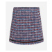 Sukňa Karl Lagerfeld Boucle Skirt Blue/Red Boucle