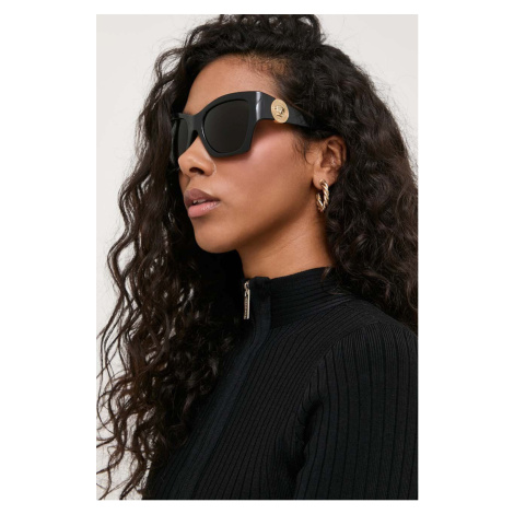 Slnečné okuliare Versace dámske, čierna farba, 0VE4452