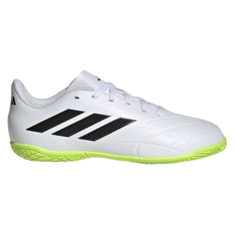 adidas COPA PURE.4 IN J Detská halová obuv, biela, veľkosť 36