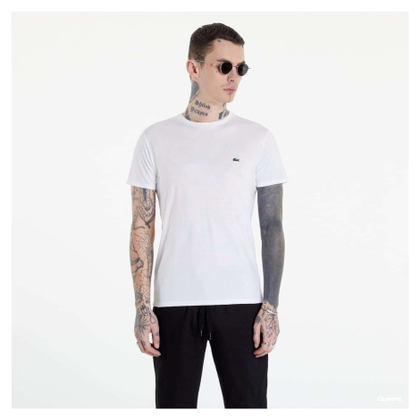 Tričko LACOSTE Pima Tee White L