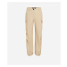 Nohavice Karl Lagerfeld Soft Cargo Pant Beige