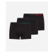 Spodná Bielizeň Karl Lagerfeld Hip Logo Trunk 3-Pack Black