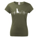 Dámské tričko pre milovníkov zvierat - Rhodéský ridgeback