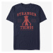 Queens Netflix Stranger Things - ST COLLEGIATE Men's T-Shirt Navy Blue