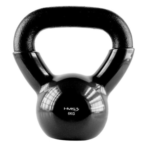 KNV06 ČERNÝ KETTLEBELL POKRYTÝ VINYLEM HMS