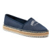 Tommy Jeans Espadrilky Tjw Varsity Espadrille EN0EN02470 Tmavomodrá