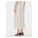 Max Mara Leisure Culottes nohavice Brama 2416131048 Écru Relaxed Fit