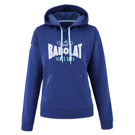 Babolat Exercise Hood Sweat Women Estate Blue S Women's Sweatshirt