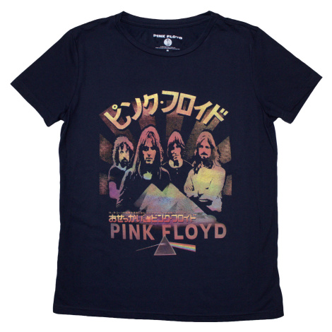 Pink Floyd tričko Japan Poster Modrá