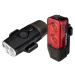 Topeak POWERLUX USB COMBO Set svetiel na bicykel, čierna, veľkosť