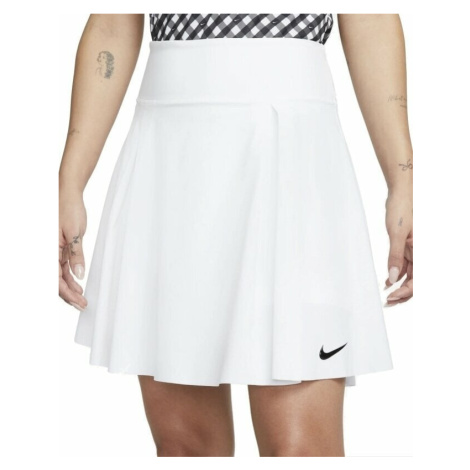 Nike Dri-Fit Advantage Womens Long Golf Skirt White/Black