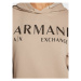 Armani Exchange Úpletové šaty 6LYA78 YJ5TZ 1768 Béžová Regular Fit