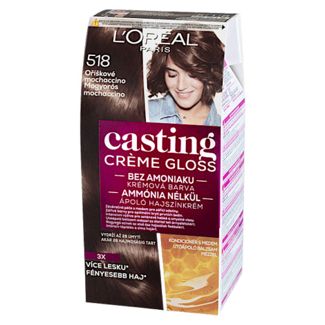 Preliv bez amoniaku Loréal Casting Créme Gloss - 518 orieškové mochaccino - L’Oréal Paris + darč