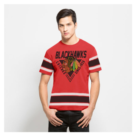 Chicago Blackhawks pánske tričko Faceoff Rebound Tee 47 Brand