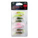 Fox rage gumová nástraha uv micro spikey mixed colour pack 4 cm 8 ks