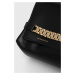 Kožená listová kabelka Victoria Beckham Chain Pouch čierna farba, B223AAC004769A