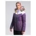 Loap Okinora Dámska lyžiarska bunda OLW2214 Deep Purple | White