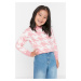 Trendyol Pink Patterned Girl Knitwear Sweater