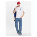 47 Brand Tričko Los Angeles Dodgers World Series Backer '47 Echo Tee Biela Regular Fit