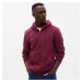 Mikina GAP Fullzip Logo Hoodie Deep Garnet Red 501