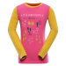 Alpine Pro Towero 4 Detské tričko s dlhým rukávom KTSU340 pink glo
