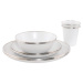 Sada riadov Outwell Delight 2 Person Dinner Set Farba: biela