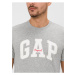 Šedé pánske tričko GAP Logo