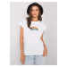 Women's white cotton T-shirt