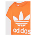 Adidas Tričko adicolor Trefoil HK2907 Oranžová Regular Fit