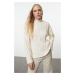 Trendyol Bone More Sustainable Soft Texture Basic Knit Sweater