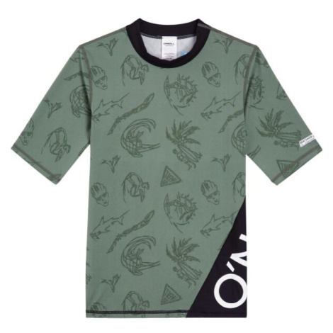 O'Neill MIX&MATCH Chlapčenské kúpacie tričko, zelená, veľkosť