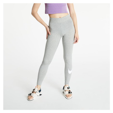 Nike W NSW Essential GX MR Legging melange šedé