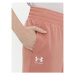 Under Armour Teplákové nohavice Ua Rival Terry Crop Wide Leg 1382737-696 Ružová Loose Fit