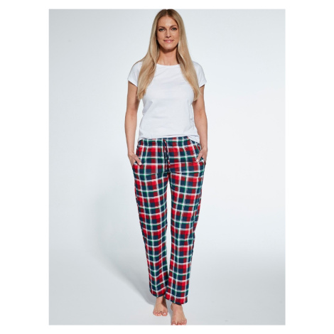 Women's pyjama pants Cornette 690/38 S-2XL red-check