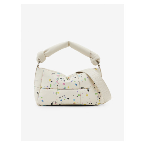 Cream Women's Patterned Handbag Desigual Splatter 23 Puffy Renn - Women