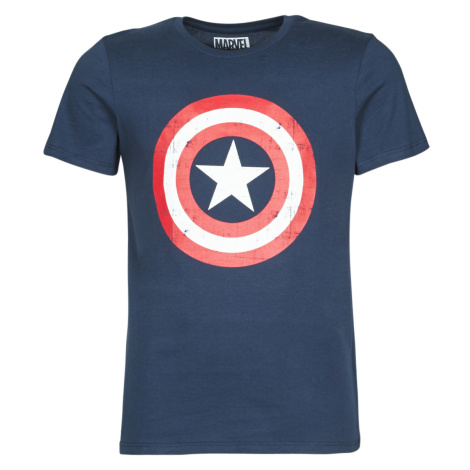 Yurban  MARVEL CAPTAIN AMERICA LOGO  Tričká s krátkym rukávom Modrá