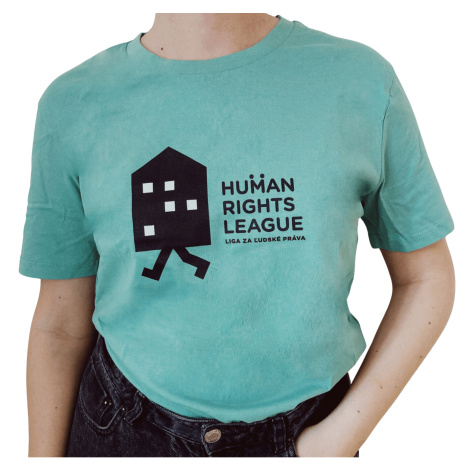 Liga za ľudské práva tričko Human Rights League Black icon Mint