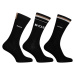 3PACK ponožky BOSS vysoké čierné (50491198 001)