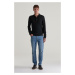 SVETER GANT EXTRAFINE MERINO WOOL POLO BLACK