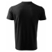 Malfini Heavy V-neck 160 Unisex tričko 102 čierna